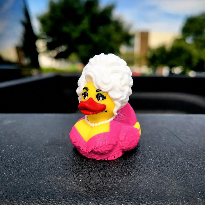 10-Pack Dolly Duck – 3D Printed Collectible, Cute Desk & Car Decor